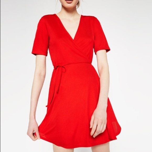 (SOLD) 🍒🍒 Crossover Red Dress 🍒🍒 - Picture 1 of 2